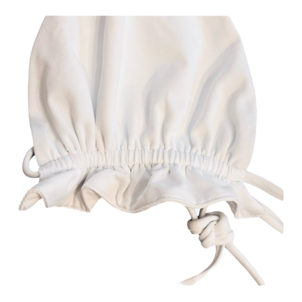 Manebi Rouches Bikini top in white NWT - Picture 4 of 5